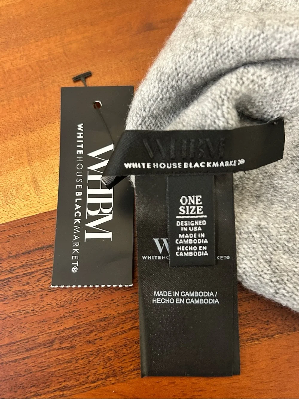 Set of White House Black Market Hat & Scarf